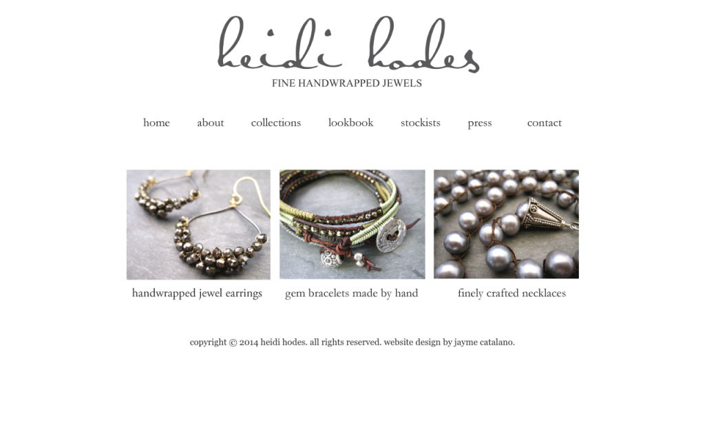 Heidi Hodes Webpage