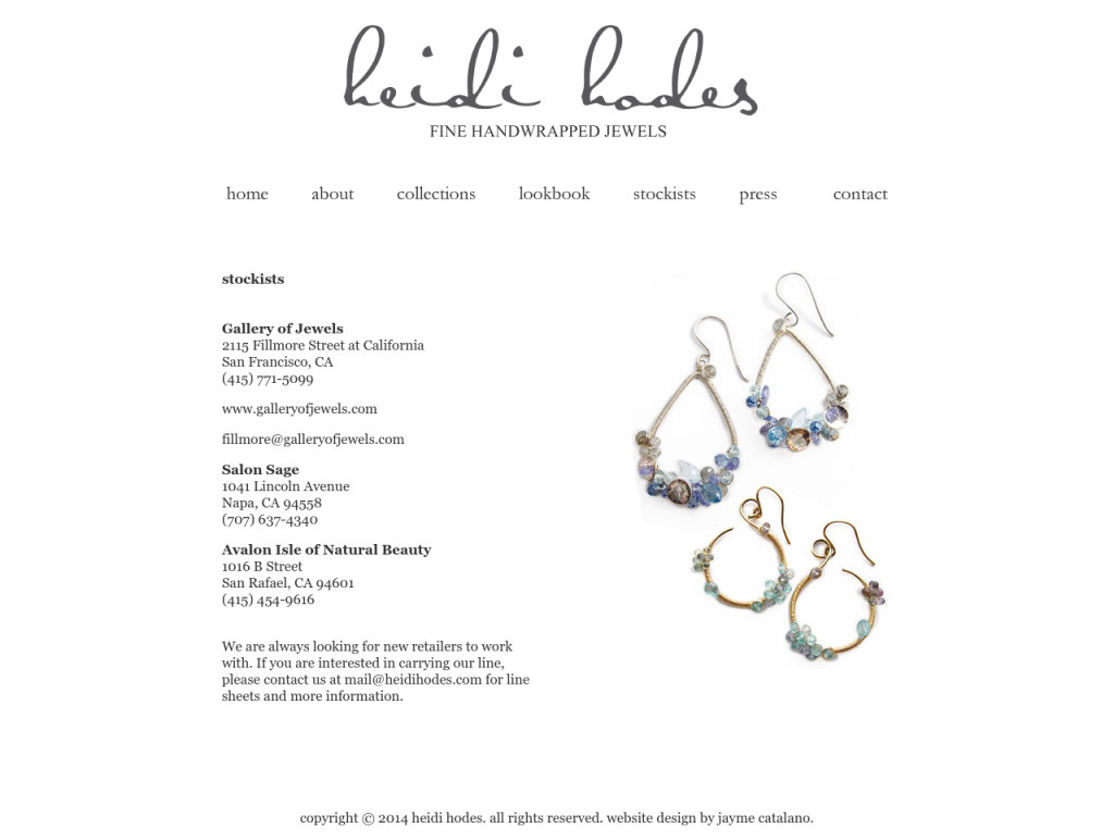 Heidi Hodes Webpage
